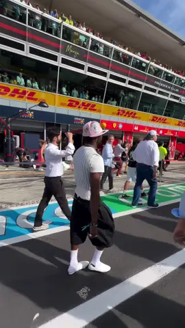 Omah Lay at the Italian Grand Prix 🇮🇹🕊️☀️. #omahlay #afrobeats #formula1 #formulaone 