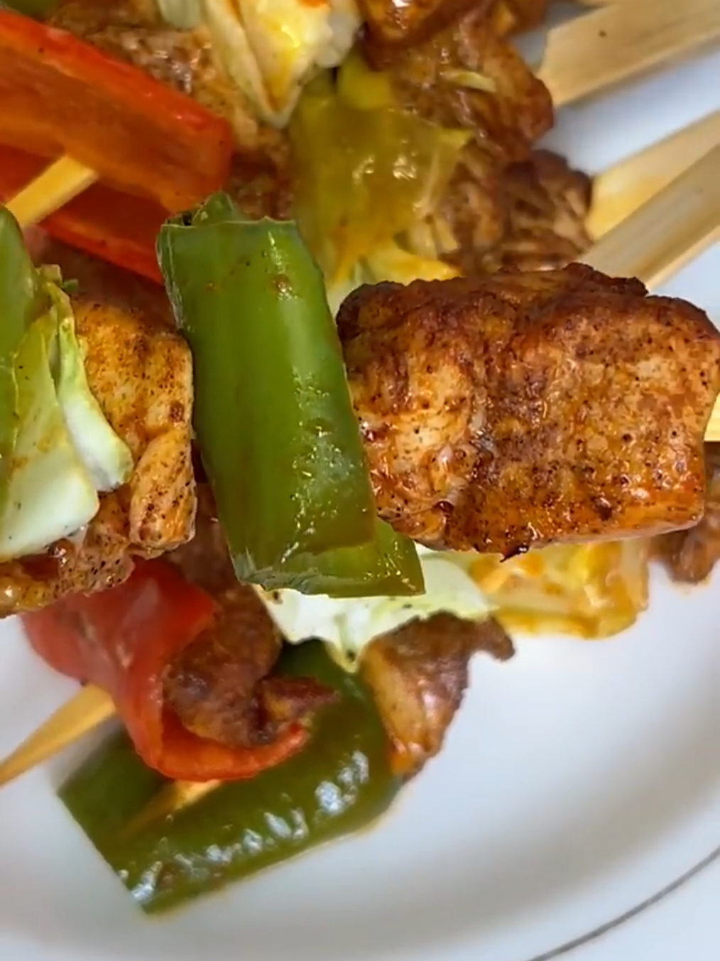 Grilled chicken skewers 🍗  #cooking #cook #viral #foryou #delicious 