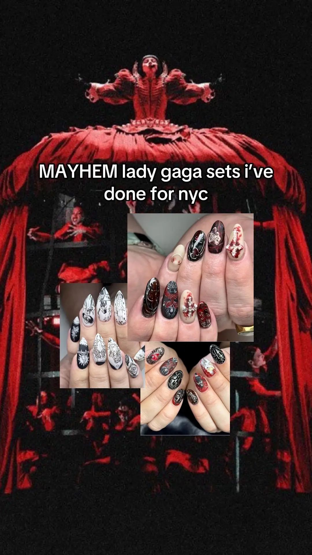 the category is dance or die @ladygaga #ladygaga #mayhemball #nailart 