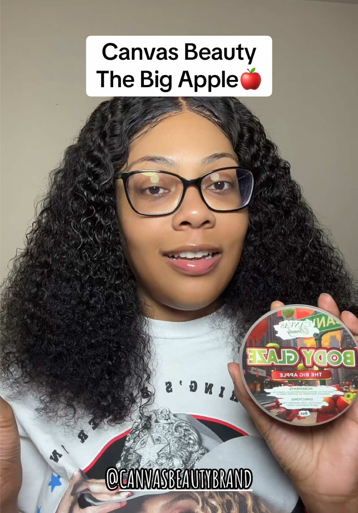 NEW ARRIVALS from @CANVAS BEAUTY BRAND have dropped! The Big Apple 🍎🍎 is a big problem! It’s juicy and amazing!!! #canvasbeautybodyglaze #canvasbeautybrand #canvasbeauty #bodyglaze #fragrancereview 