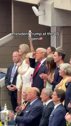 @President Donald J Trump @US Open #tennis #USOpen #trump #nyc #newyork 