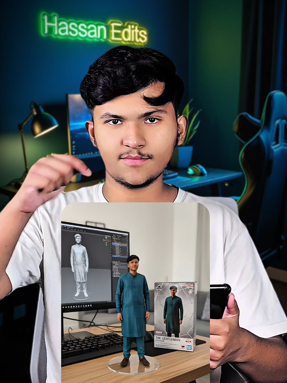 3D Model Prompt Editing With Gemini Nano Banana 🍌 TikTok Trend 🔥  #aiphoto #viralvideo #foryoupage #LearnOnTikTok  #Creatorsearchinsights 