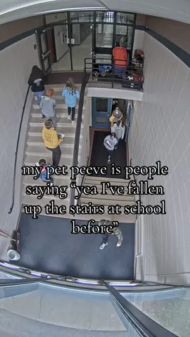in honor of falling up the stairs on the second day of school at my new school, I thought I’d whip out this video 😭  #fyp #fallingupstairs #funny #viral #haha 