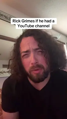 Rick Grimes if he had a YouTube channel #twd #rickgrimes #thewalkingdead #youtube 
