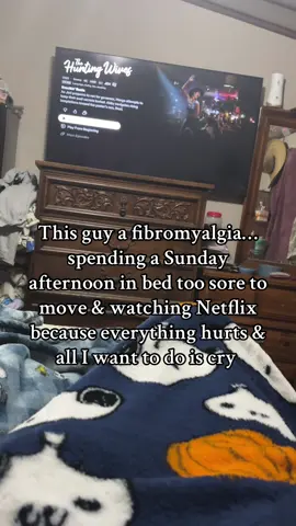 This is a fibromyalgia… spending a Sunday afternoon in bed too sore to move & watching Netflix because everything hurts & all I want to do is cry  #fibromyalgia #chronicillness #chronicpain #fibromyalgiawarrior #spoonie 