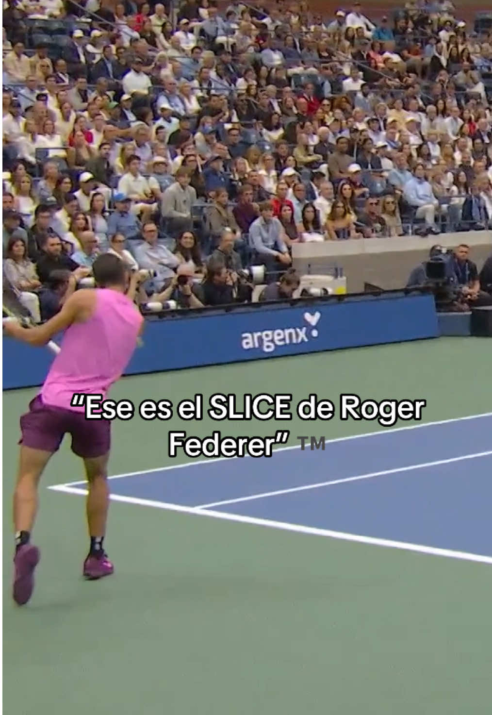 Aprendiendo del maestro 😮‍💨  #USOpen #tennis #parati #TikTokDeportes #carlosalcaraz 