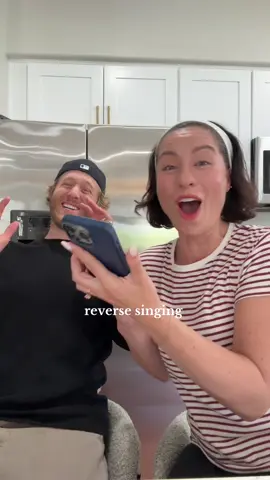 part 2! a little more reverse singing because we spent hours doing this lol @Sean Kolar 🎶 IB: @Neen Stina  #reversesinging #couple #couplegoals #couplecomedy 