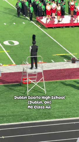 Dublin Scioto High School (Dublin, OH) – MB Class AA – 8:00 PM Dublin Scioto shining bright on the field! #DublinSciotoMarchingBand #MarchingBand #lickingheightspageantofbands #dublinohio🍀 