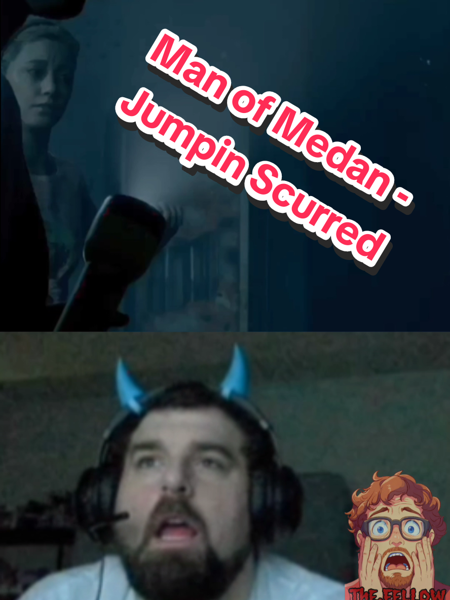 Man of Medan - Jumpin Scurred: Usually, I just swear at jump scares lol. A short from my horror game stream Man of Medan. Full playthrough on YT and FB. #thefellow #thefellowgaming #manofmedan #gaming #reaction 