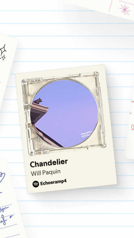 catch my breath and hold it for me || #chandelier #willpaquin #lyrics #letras #tradução #fyp #viral 