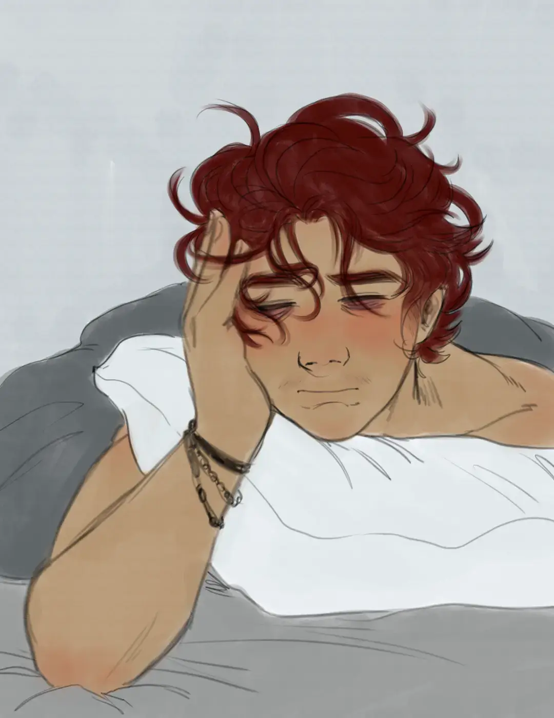 I gotta post more often, oops.  #oc #originalcharacter #gymbro 