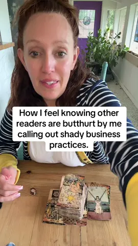 Honestly it’s comical  #shady #business #ethics #tarot #tarotreaders 