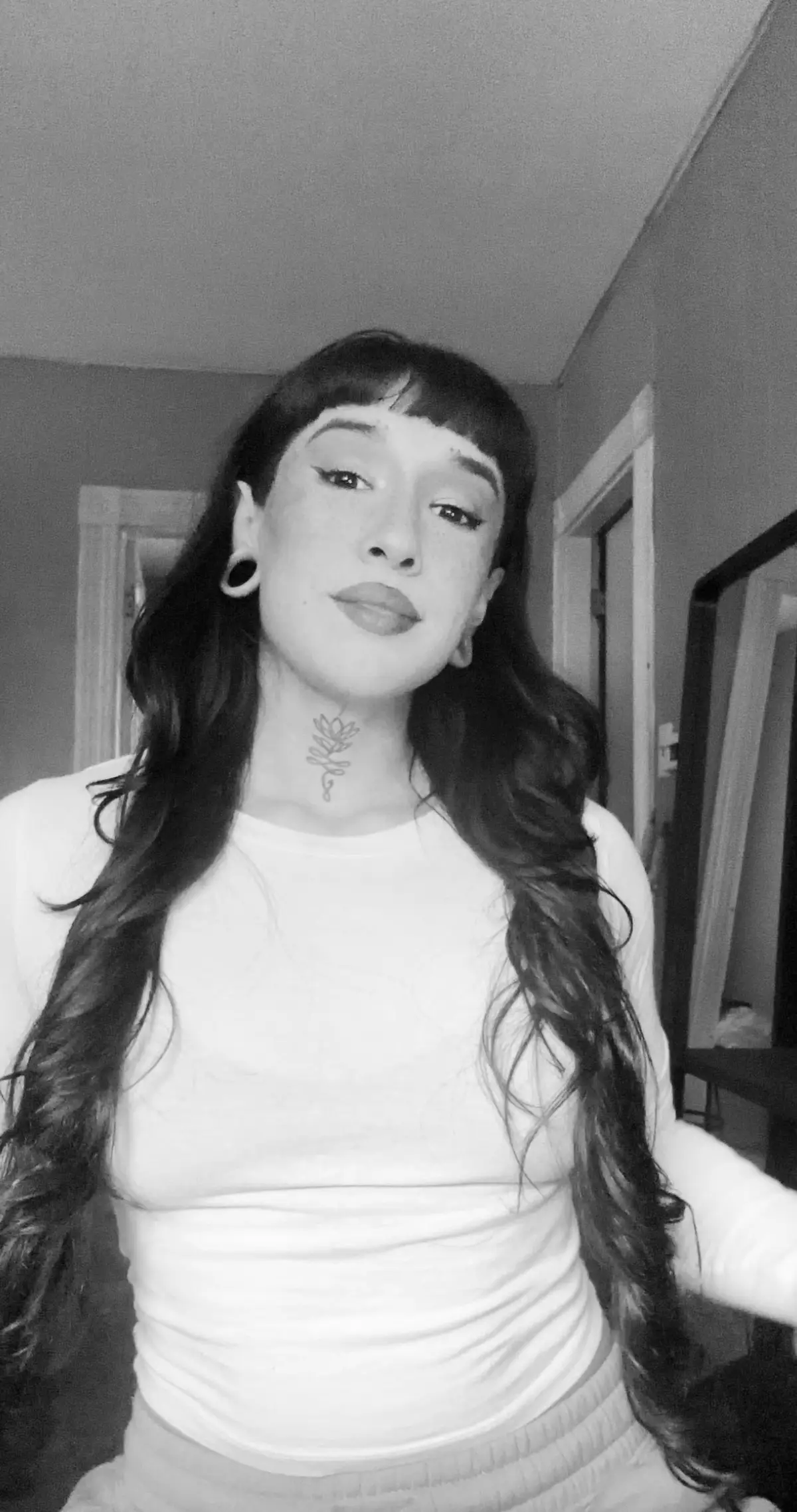 Let’s just say I’ve wanted to try this haircut for a while.  Glad I did.  #DIY #haircut #bangs #fyppppppppppppppppppppppp 