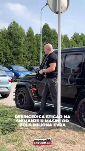Dragomir Despić Desingerica  došao je na snimanje “Pinkovih zvezda” u automobilu koji vredi pola miliona evra.  #informer #desingerica #brabus