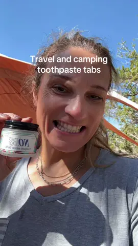 The perfect travel companion that doesn’t require water to brush your teeth!  TSA approved too because they are solids, not liquids!  @nobstoothpaste you are my new favorite thing in my travel bag! #Outdoors #travellife #nobstoothpaste #traveltips #fyp 