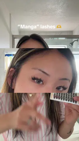 Manga lashes #lashclusters 