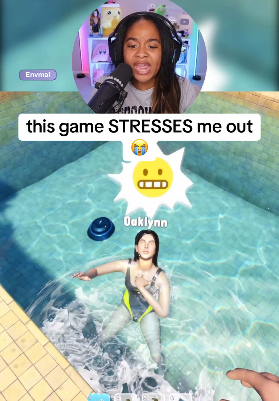 what even is this game  #waterparksimulator #fyp #girlgamer #viral 