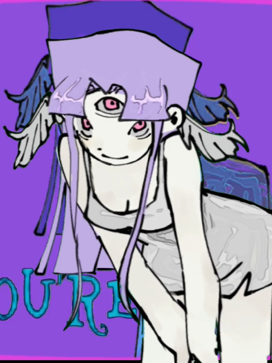 [!! GAYS please stop teach me grammar it's jst a typo 🫩] hii this is my oc Guanyin,isn't she's cute??#wiral #originalcaracter #animation 