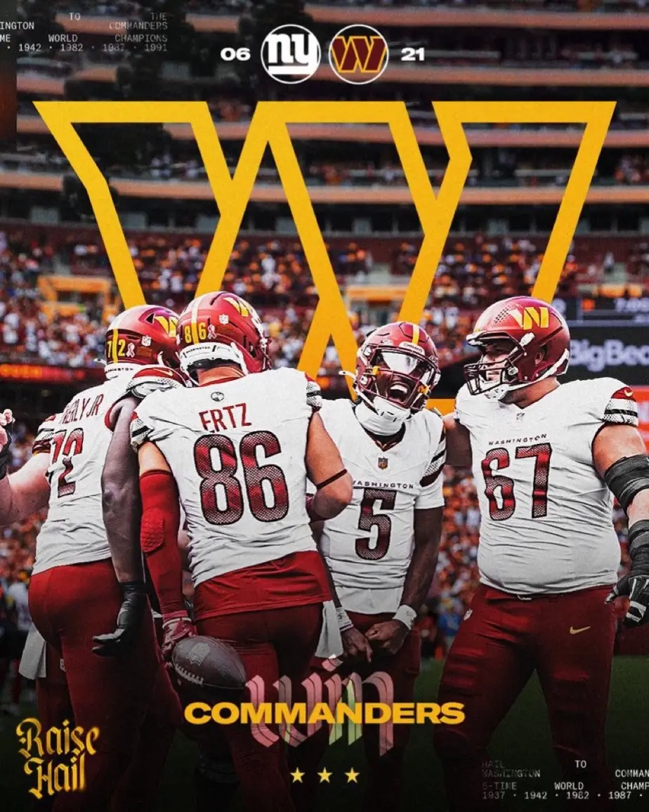 Let’s Go @Washington Commanders!! #nfl #foryou #foryoupage❤️❤️ #tiktok #sports  @dirt @steezy @illiana<3🦎 @pate @Hawk 