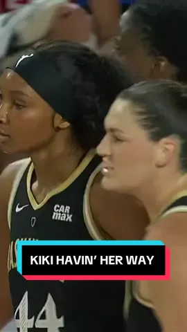 DOUBLE THE DAMAGE 💥 Kiki Iriafen strings together back-to-back and-1s to keep the pressure ON! #hoops #strong #WNBA #ballin 