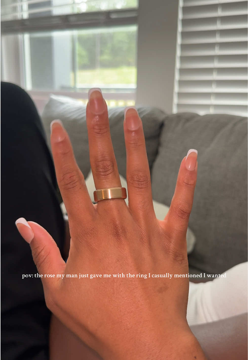 I’ve been debating on spending $350 on an Aura Smart ring until I came across this waterproof Smart Ring on TikTok shop for less than $40 and free shipping! There are definitely differences but here’s why I’m happy with it: it’s waterproof, measures my heart rate, sleep quality, oxygen levels, stress, activity, menstrual cycle. One thing I wish it had was the ability to measure my temperature for the tracking of my menstrual cycle. But for literally a fraction of the price, I’m happy with this! I got a size 8 so I can wear it on my middle or index finger with my middle finger being favorite to wear it on so far. Have you tried this ring? What’s your thoughts? #fyf #fyp #smartring 