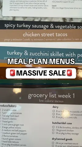 Grab this bestselling 12 Weeks of Meal Plan Menus on a massive savings right now!  #mealplan   #TikTokShopCreatorPicks   #TikTokShopRestock #falldealsforyou #TikTokShopBlackFriday #TikTokShopCyberMonday 