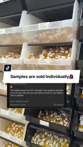 $6 gets you one deluxe sample, not all 40+ scents. That’s exactly what’s listed, and exactly what ships. If you want to explore more scents at once, we also have sample packs available. Samples exist so you can try before committing to a full size, clear, simple, and still worth every drop. #bodyoilobsessed #samplesizes #fragrancetiktok #qualityovereverything #smellgoodgirlies    