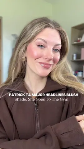 my favorite blush formula of all time 😍✨ @Patrick Ta Beauty #patricktabeauty #patricktablush #blushtutorial #makeuplover #makeupreview 