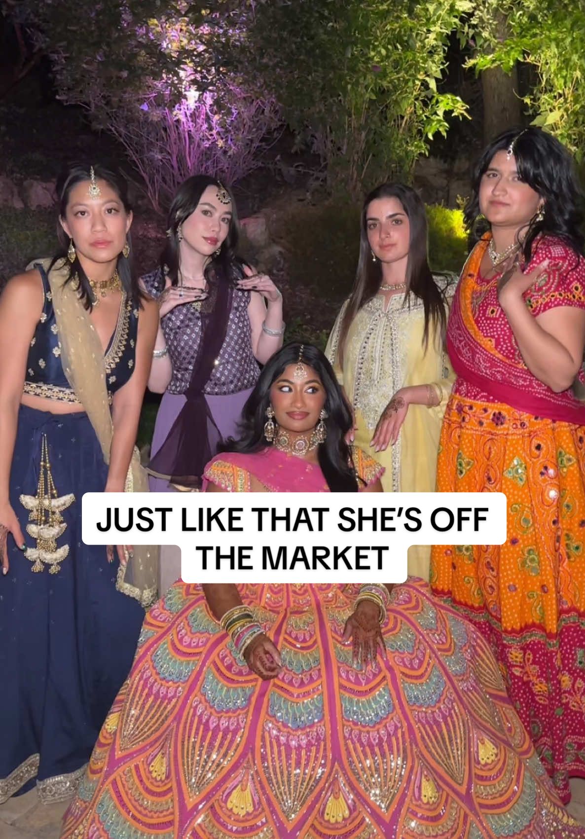 JUST LIKE THAT SHES OFF THE MARKET 👰🏽‍♀️🤪  #wedding #fusionwedding #2025bride #desiwedding#irishwedding 