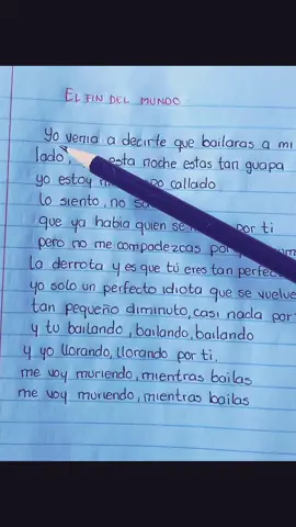 El fin del mundo #aldodenigris #elaineharo #aldoyelaine 
