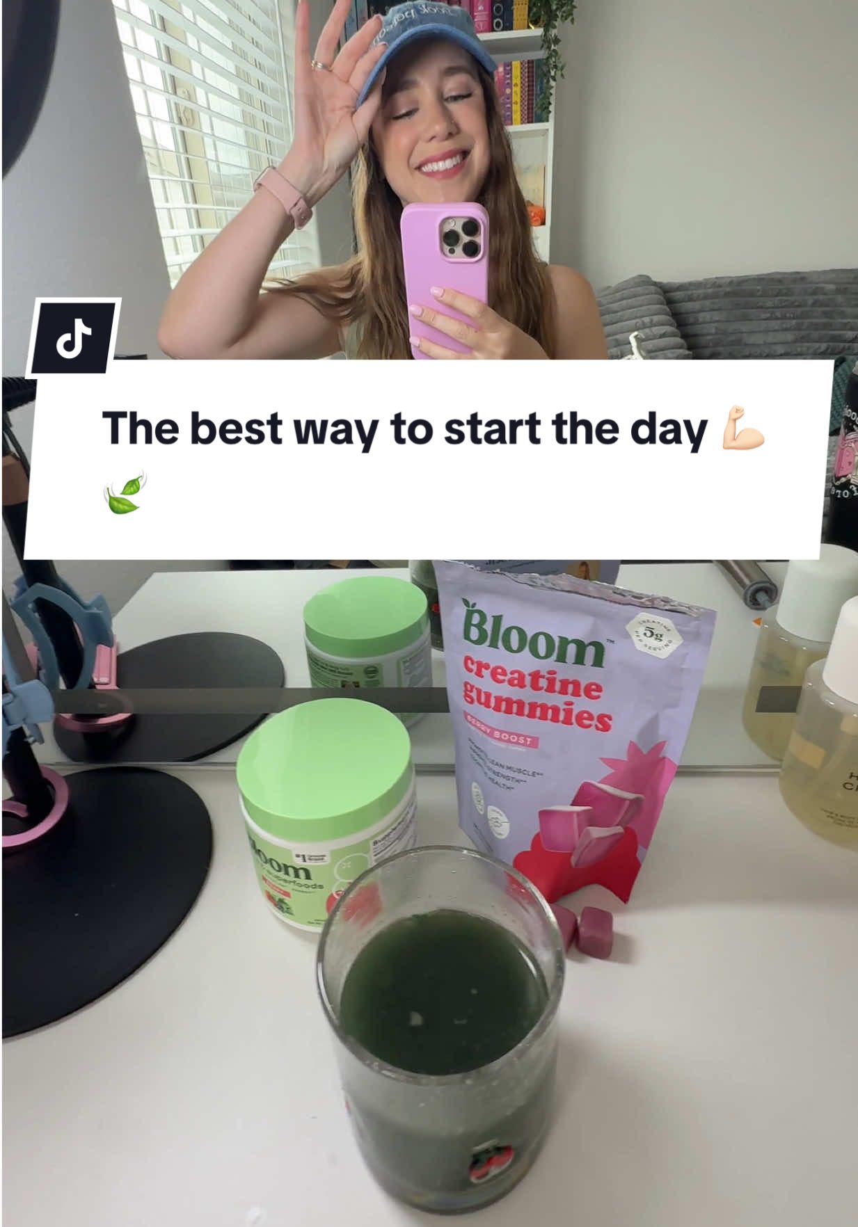 Starting my mornings with the Bloom Nutrition Gut & Muscle Bundle has become non-negotiable 🌱 I kick things off with the greens + superfood powder for energy, debloating, and daily nutrients, then take the creatine gummies before my workout to support strength and muscle results. It’s simple, effective, and actually fits into a busy routine — no more complicated supplement stacks. If you’re ready to see results and finally stick to a wellness routine, this is the easiest place to start. #BloomNutrition #CreatineGummies #GreensPowder #WellnessRoutine #supergreens 