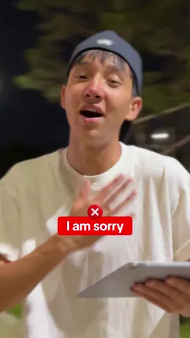 Don’t ALWAYS say “sorry” 👀 #English #englishspeaking #speakenglishfluently #speakenglishfaster #learn_english