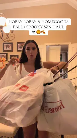 Here we go again🤭🧡🖤🎃💀 #fallhaul #spookyhaul #spookyszn #falldecor #spookydecor  @Hobby Lobby @HomeGoods 