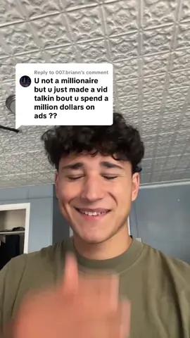 Replying to @007.briann having spent a million dollars on ads ≠ having 1 million dollars 