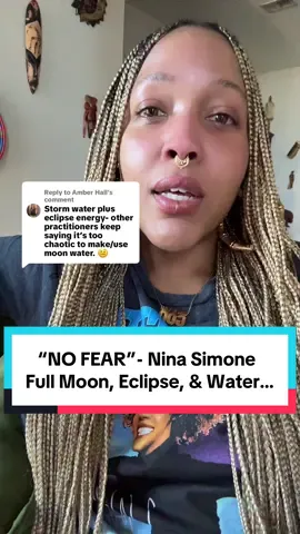 Replying to @Amber Hall NO FEAR! Embrace Transformation, Rebirth, & Cleansing. That is how we open roads of abundance and purpose. This entire planetary alignment is calling us to the water. Don’t run from it! Embrace that Oya energy and trust that the universe is conspiring in your favor ✨🤲🏾  #Eclipse #FullMoon #Spirituality #WitchTok #fyp 