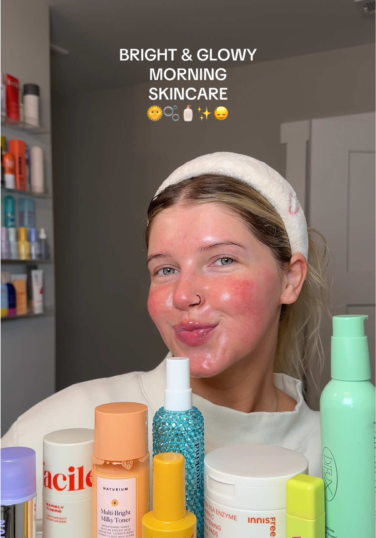 The best  @Dieux Skin @Facile Skin @cocokind @Innisfree US @Naturium @byoma @Naked Sundays  #brighteningskincare #glowyskincare #skincare #skincareroutine #morningskincareroutine 