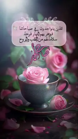 صباح الورد للذين يتواجدون في صباحاتنا فيزهر بهم الصباح فرحاً من القلب والروح ❤️