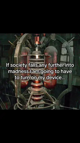 Don’t make me turn on my device. #evil #science #device #rolandcampus 
