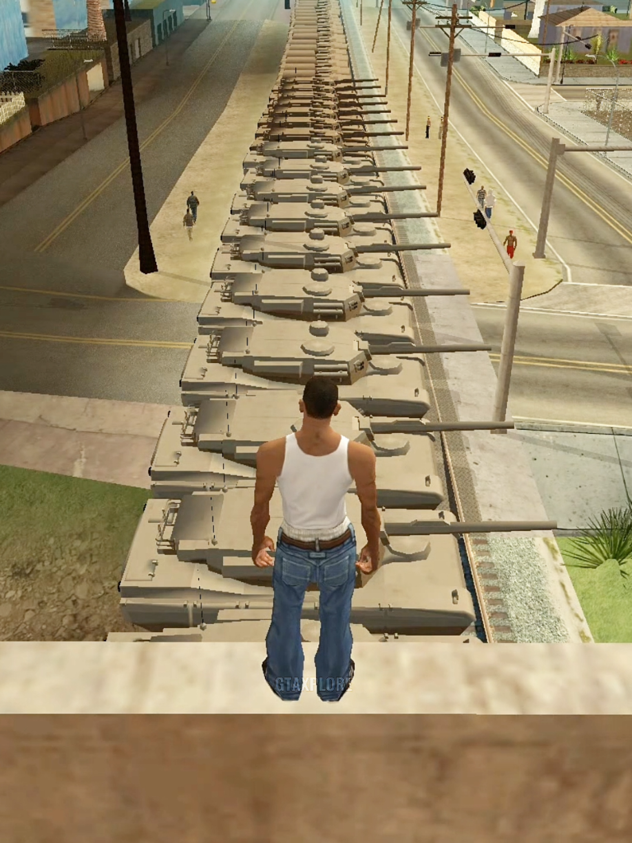 Can you Stop The Train in GTA San Andreas? #shorts 