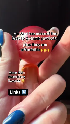 I love them #tiktokshoplabordaysale #tiktokshopcreatorpicks #tiktokshopfinds #lipandcheek #lipandcheektint @Rom&nd US 