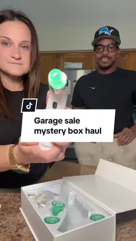 Garage sale mystery box haul 