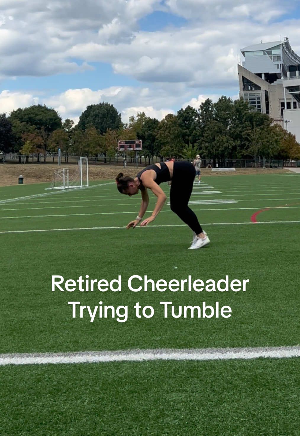 Replying to @️ Re-retiring until next alumni game!! ❤️ #retiredathlete #cheerleading #tumbling #Fitness #fyp 