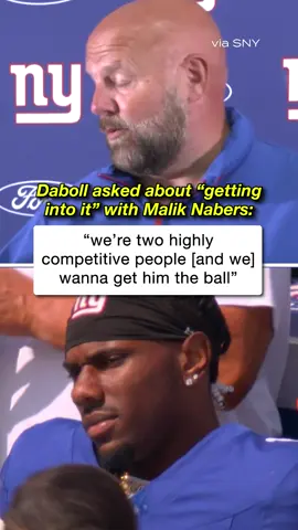 Daboll says it's nothing more than two people wanting to score points