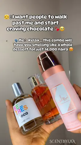 Now am craving chocolates🥲😍 #scentbyexa #chocolateperfumes #chocomusk 
