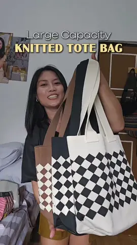 Large Capacity Knitted Tote Bag #totebag #shoulderbag  #knittedtotebag #largecapacitytotebag 