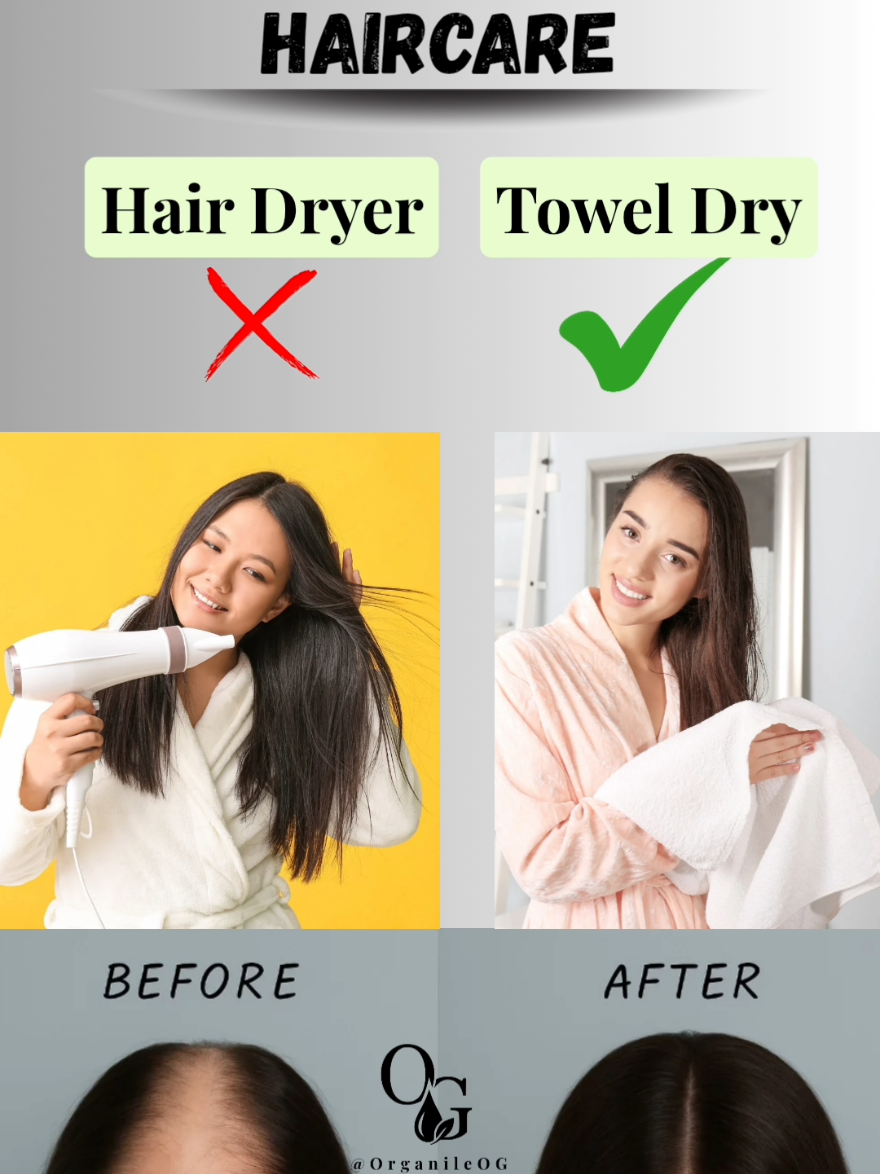“Don’t Damage, Do Care ✅” #HairCareTips #Organile 