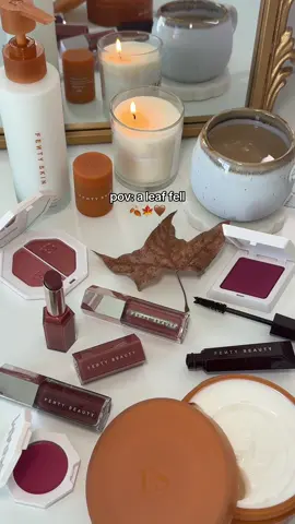 happy cozy season, fenty fam ☕️🍁🍂🤎 #fallmakeup #autumn 
