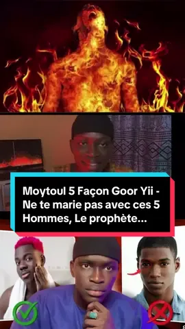 Moytoul 5 Façon Goor Yii - Ne te marie pas avec ces 5 Hommes, Le prophète...#pourtoii #funnytiktok #visibilitesurtiktok #video_drole  #virale 