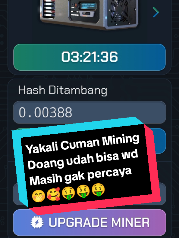 #gametelegram #masukberandafyp #fyp #secretminer #miningairdrop Yakali blom garap mining AIRDROP secret miner udah bisa Wd 🥰🤑🤑🤑 minat DM 👍🏼