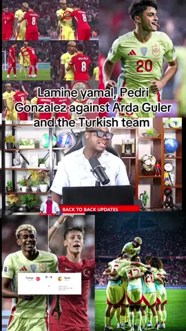 Lamine yamal, Pedri Gonzalez against Arda Guler and the Turkish team. #foryou #fyp #ardaguler #lamineyamal 